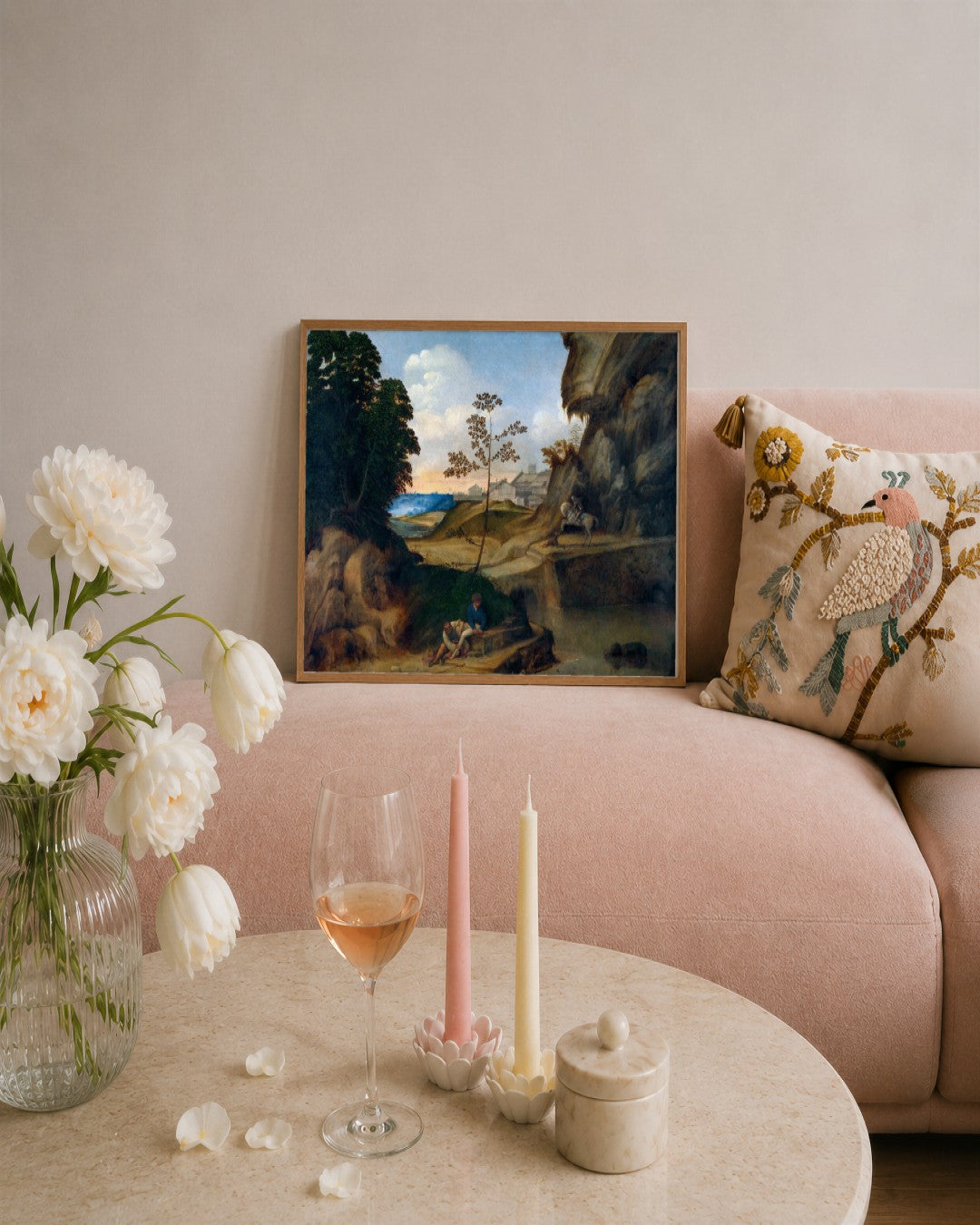 Renaissance Masters - Renaissance Masterpiece No. 282 - framed print in a styled room