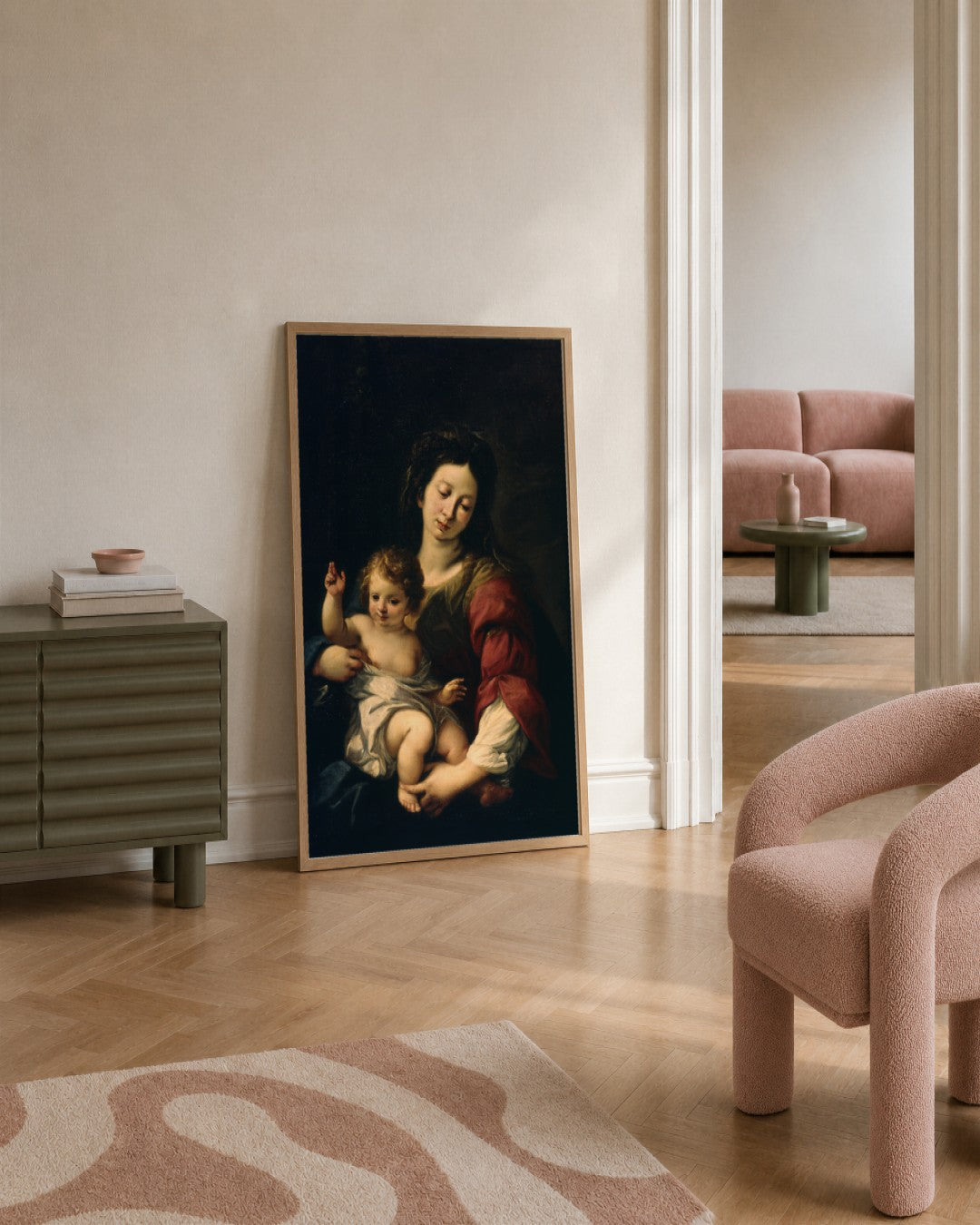 Renaissance Masters - Renaissance Masterpiece No. 74 - framed print in a styled room