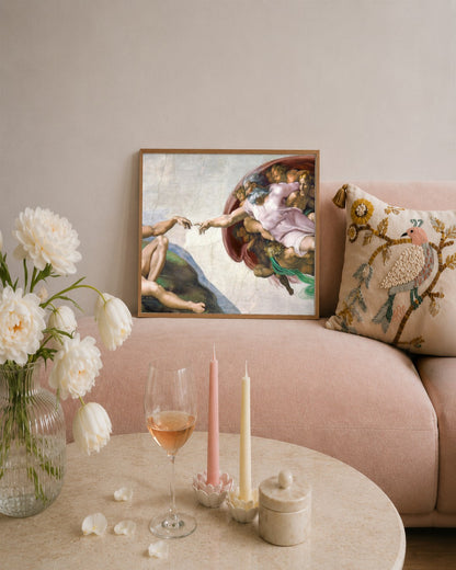 Renaissance Masters - Renaissance Masterpiece No. 295 - framed print in a styled room
