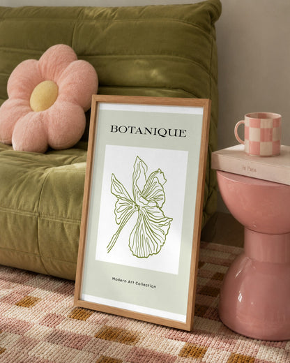 SENT Studio - Blooming Flowers Poster No. 45 - framed print in a styled room