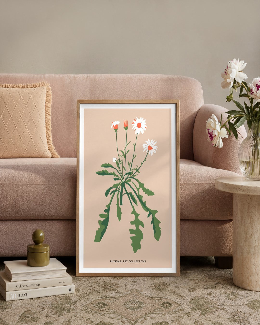 SENT Studio - Botanical Poster No. 21 - framed print in a styled room