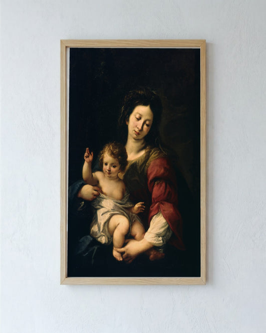 Renaissance Masters - Renaissance Masterpiece No. 74 - framed print in a styled room