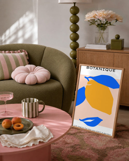 SENT Studio - Abstract Poster No. 27 - framed print in a styled room