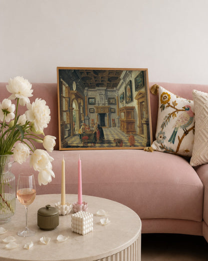 Renaissance Masters - Renaissance Masterpiece No. 195 - framed print in a styled room