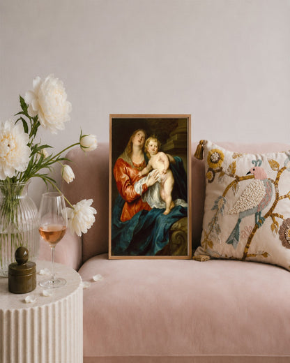 Renaissance Masters - Renaissance Masterpiece No. 73 - framed print in a styled room