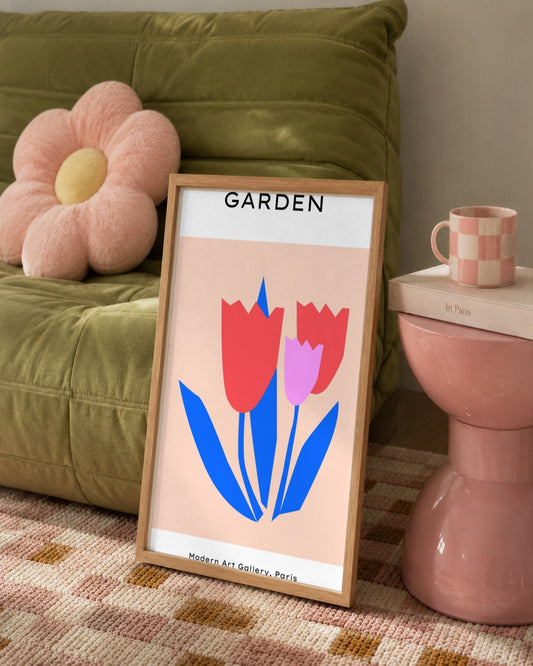 SENT Studio - Abstract Poster No. 31 - framed print in a styled room