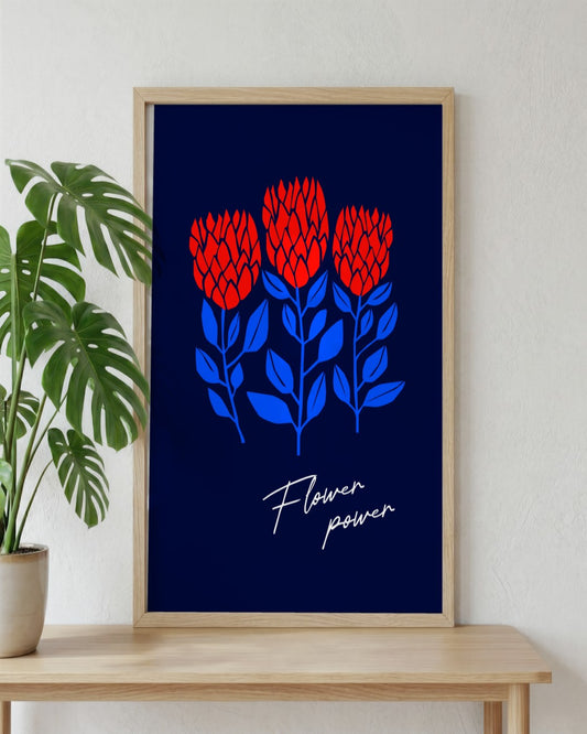 SENT Studio - Artistic Poster No. 7 - framed print in a styled room