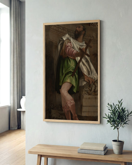 Renaissance Masters - Renaissance Masterpiece No. 32 - framed print in a styled room