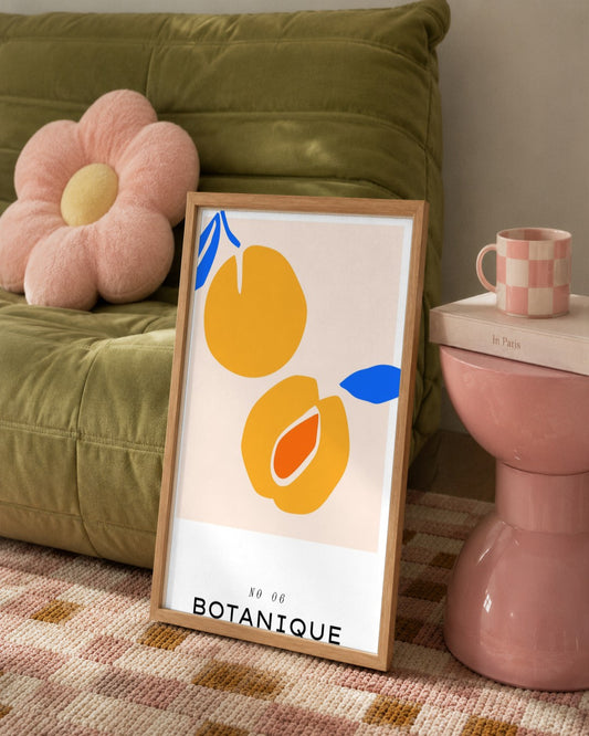 SENT Studio - Abstract Poster No. 4 - framed print in a styled room