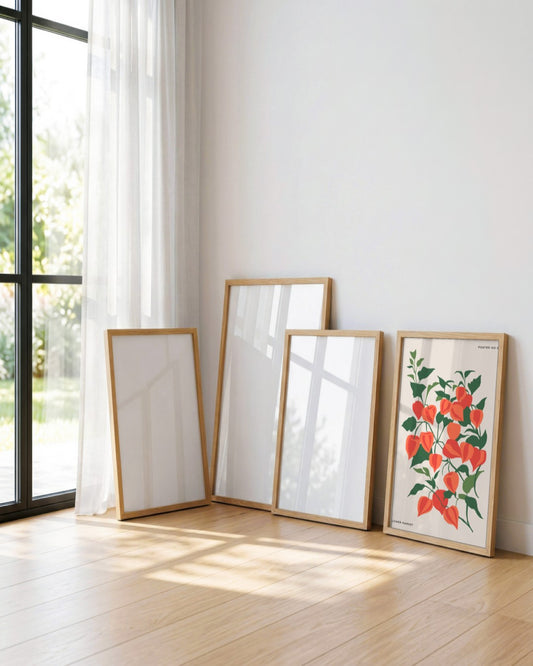 SENT Studio - Botanical Poster No. 37 - framed print in a styled room