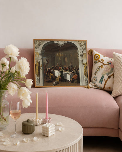 Renaissance Masters - Renaissance Masterpiece No. 405 - framed print in a styled room