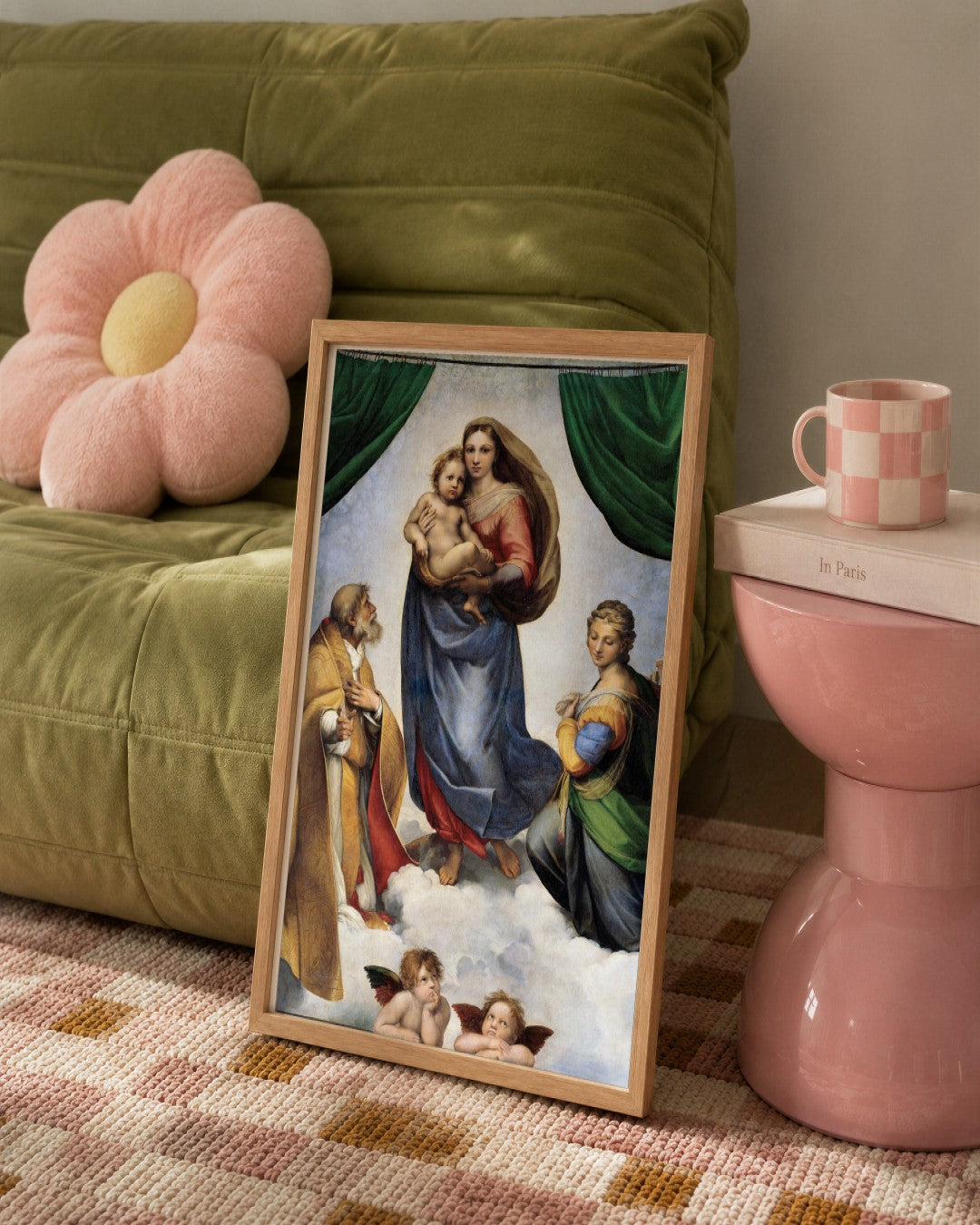 Renaissance Masters - Renaissance Masterpiece No. 331 - framed print in a styled room