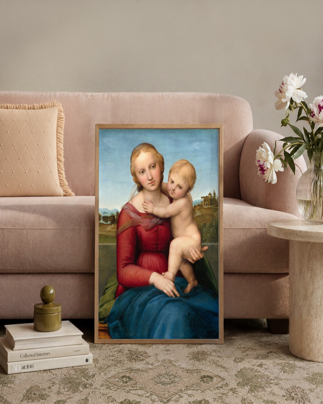 Renaissance Masters - Renaissance Masterpiece No. 339 - framed print in a styled room