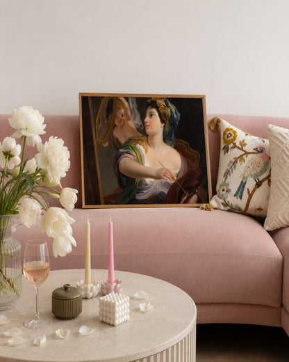Renaissance Masters - Renaissance Masterpiece No. 68 - framed print in a styled room