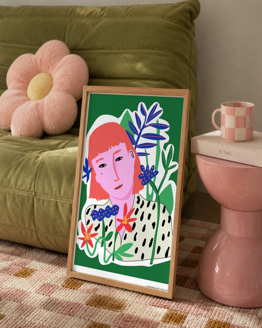 SENT Studio - Aesthetic Poster No. 10 - framed print in a styled room