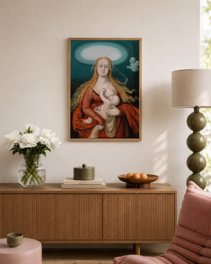 Renaissance Masters - Renaissance Masterpiece No. 125 - framed print in a styled room