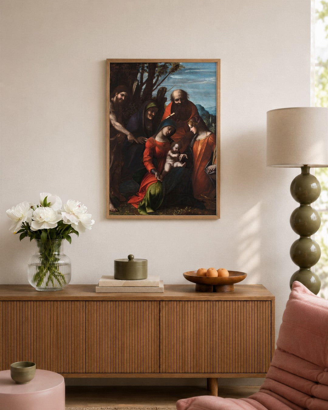 Renaissance Masters - Renaissance Masterpiece No. 404 - framed print in a styled room