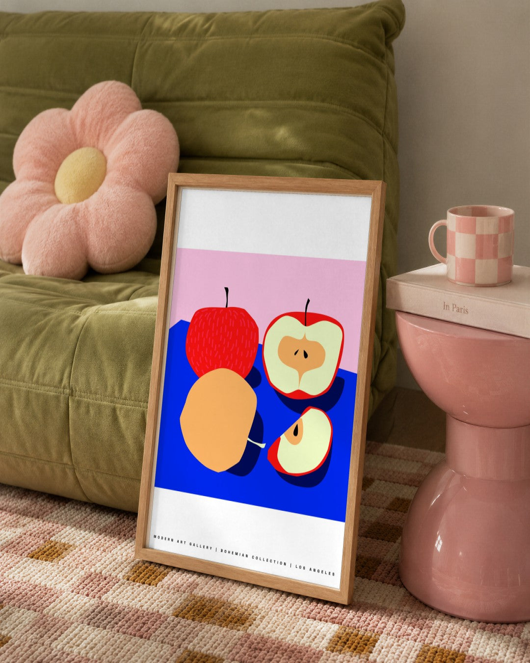 SENT Studio - Artistic Poster No. 28 - framed print in a styled room