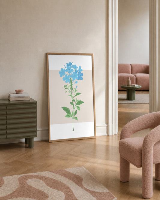SENT Studio - Botanical Poster No. 46 - framed print in a styled room