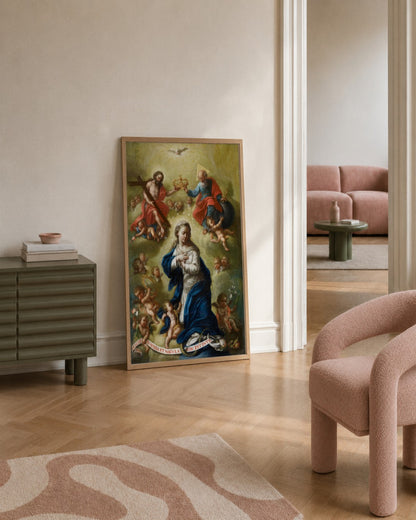 Renaissance Masters - Renaissance Masterpiece No. 401 - framed print in a styled room