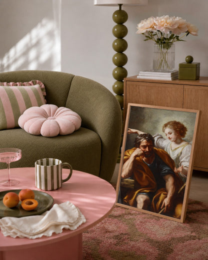 Renaissance Masters - Renaissance Masterpiece No. 202 - framed print in a styled room