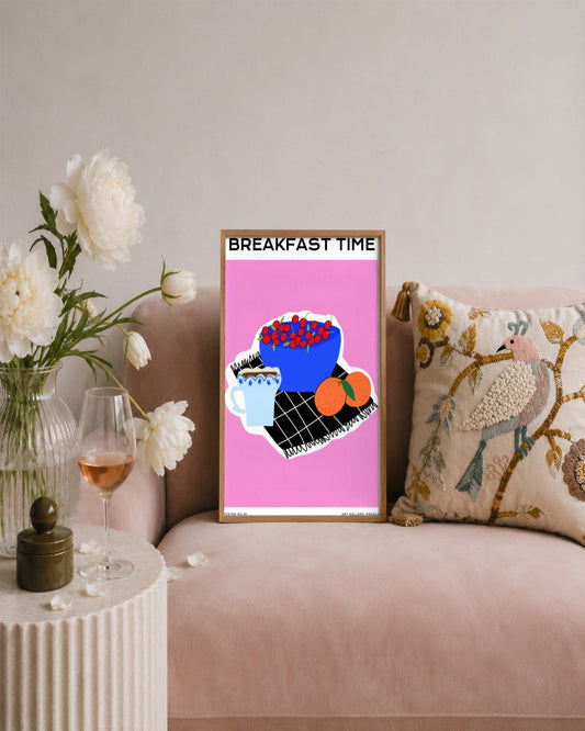 SENT Studio - Aesthetic Poster No. 35 - framed print in a styled room