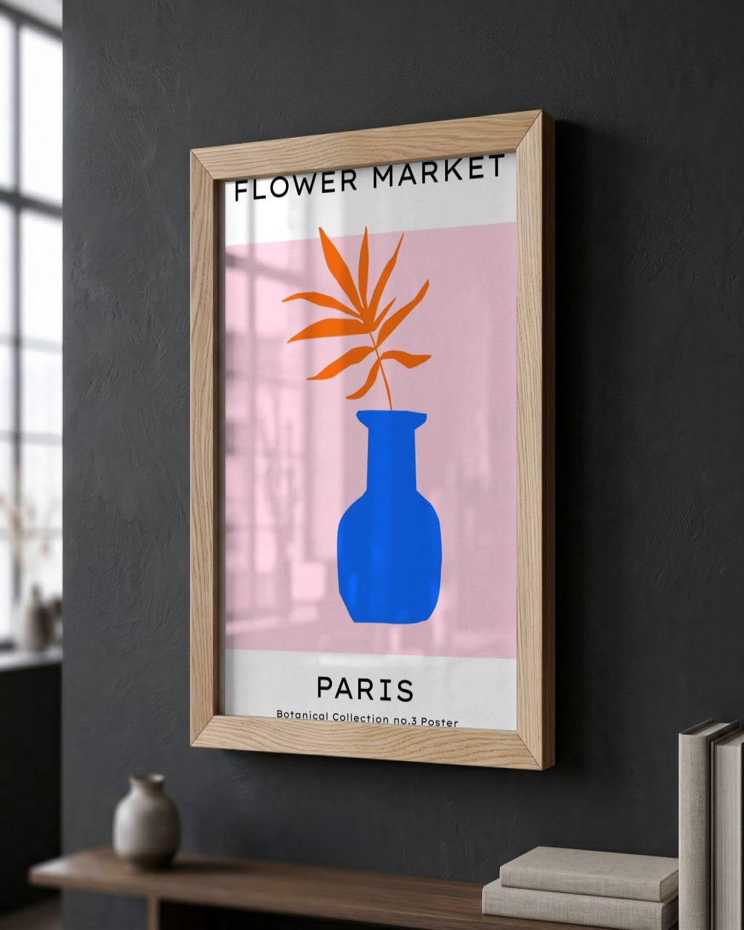 SENT Studio - Abstract Poster No. 39 - framed print in a styled room