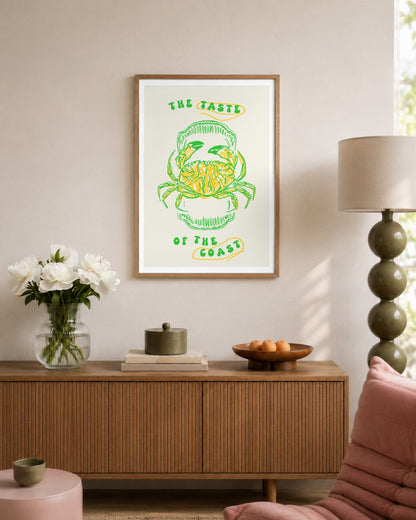 SENT Studio - Cravings Poster No. 38 - framed print in a styled room