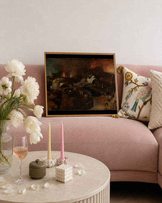 Renaissance Masters - Renaissance Masterpiece No. 134 - framed print in a styled room