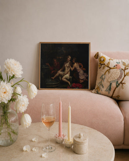 Renaissance Masters - Renaissance Masterpiece No. 44 - framed print in a styled room