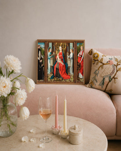 Renaissance Masters - Renaissance Masterpiece No. 392 - framed print in a styled room
