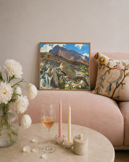 Renaissance Masters - Renaissance Masterpiece No. 359 - framed print in a styled room