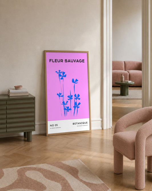 SENT Studio - Abstract Poster No. 34 - framed print in a styled room