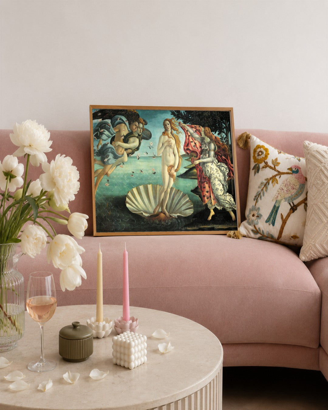 Renaissance Masters - Renaissance Masterpiece No. 245 - framed print in a styled room