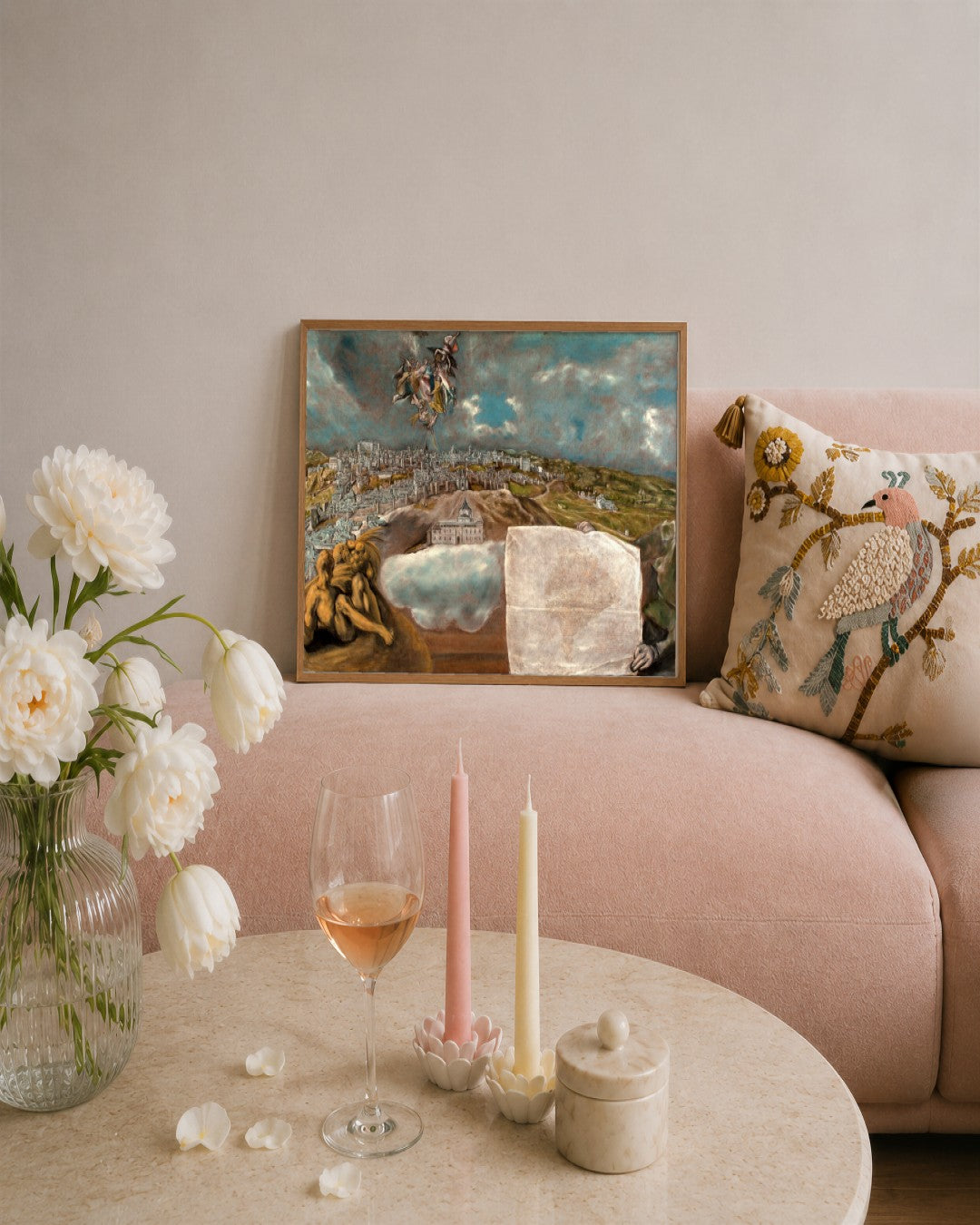 Renaissance Masters - Renaissance Masterpiece No. 236 - framed print in a styled room