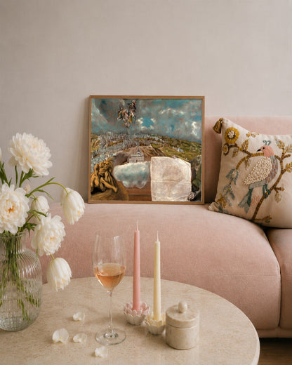 Renaissance Masters - Renaissance Masterpiece No. 236 - framed print in a styled room