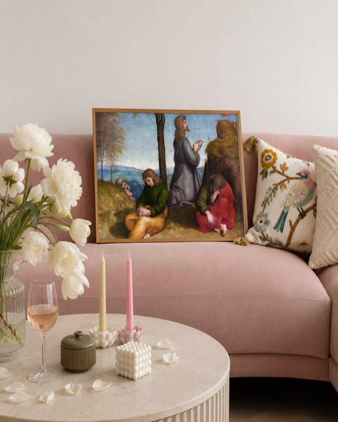 Renaissance Masters - Renaissance Masterpiece No. 308 - framed print in a styled room