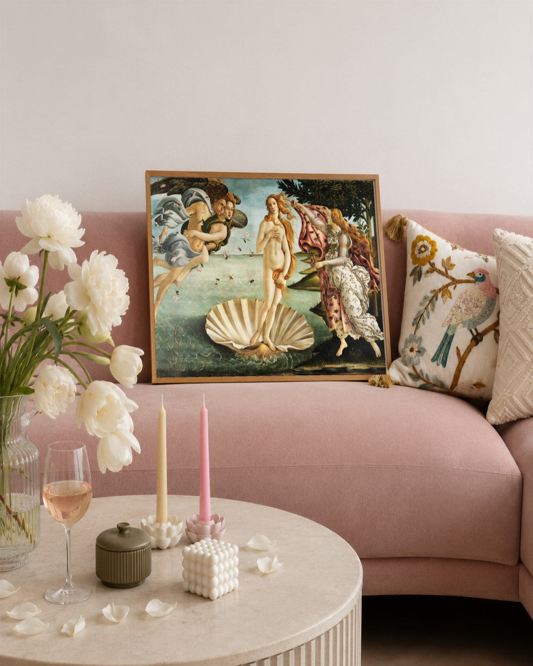 Renaissance Masters - Renaissance Masterpiece No. 213 - framed print in a styled room