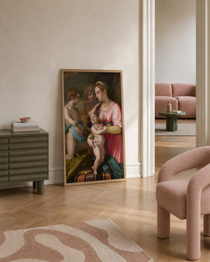 Renaissance Masters - Renaissance Masterpiece No. 85 - framed print in a styled room