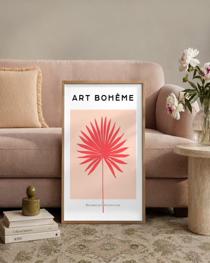 SENT Studio - Abstract Poster No. 24 - framed print in a styled room