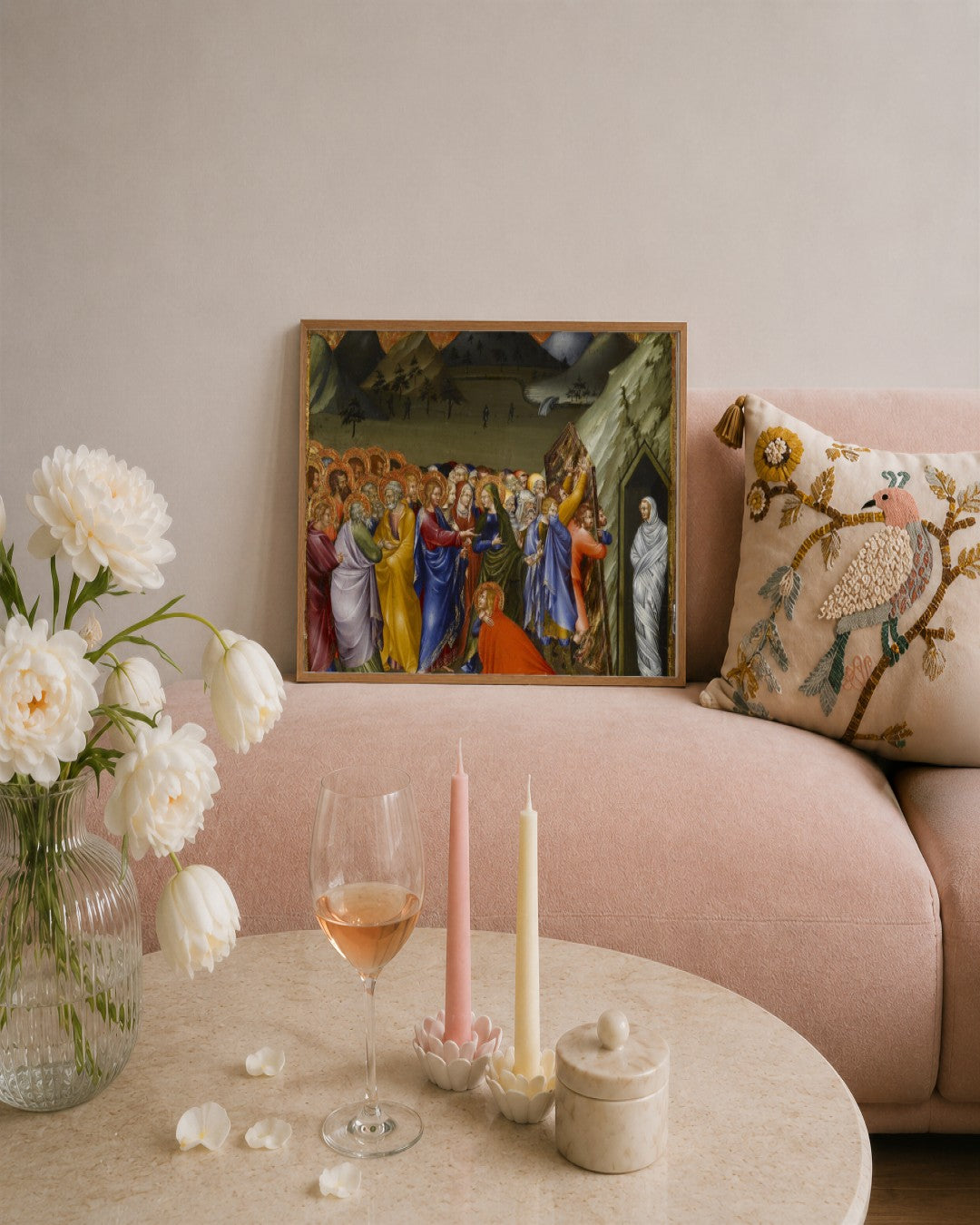 Renaissance Masters - Renaissance Masterpiece No. 65 - framed print in a styled room