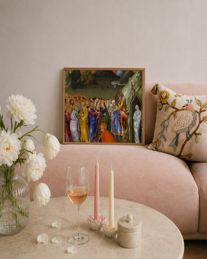 Renaissance Masters - Renaissance Masterpiece No. 65 - framed print in a styled room