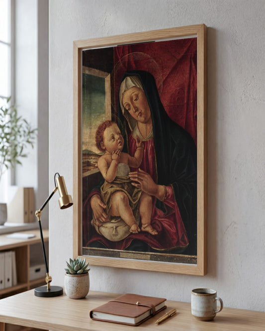 Renaissance Masters - Renaissance Masterpiece No. 60 - framed print in a styled room