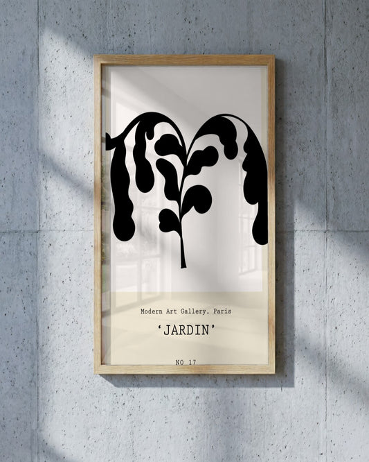 SENT Studio - Bohemian Poster No. 43 - framed print in a styled room