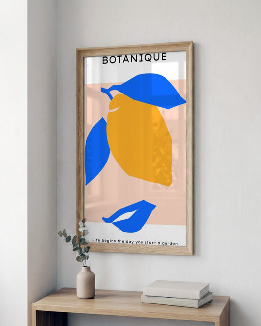 SENT Studio - Abstract Poster No. 27 - framed print in a styled room