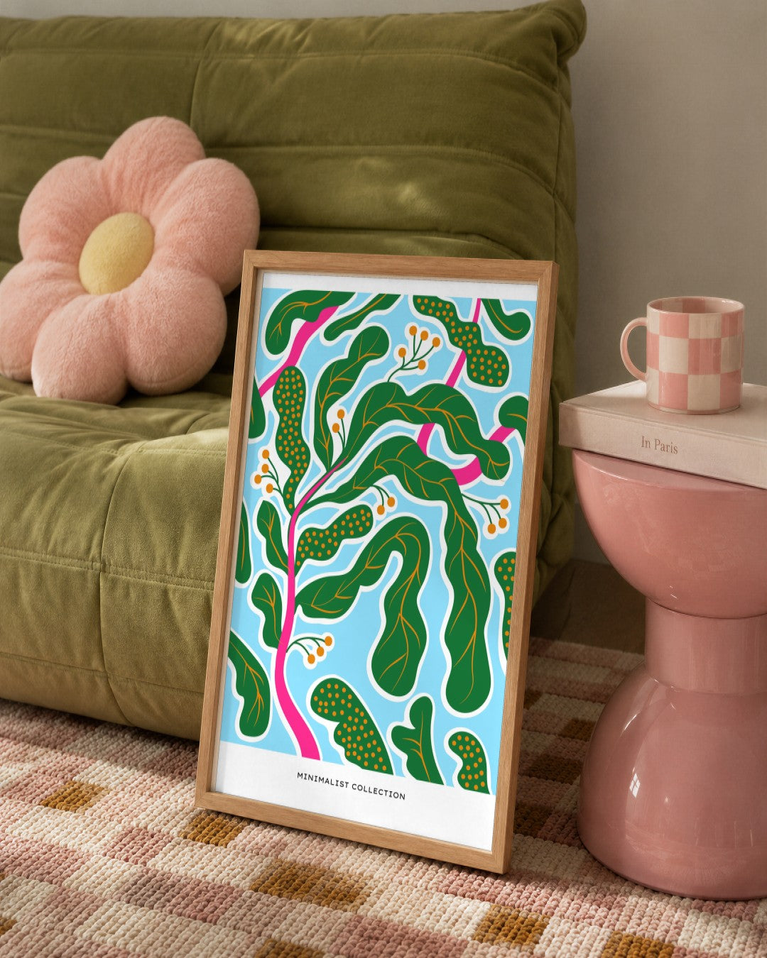 SENT Studio - Aesthetic Poster No. 39 - framed print in a styled room