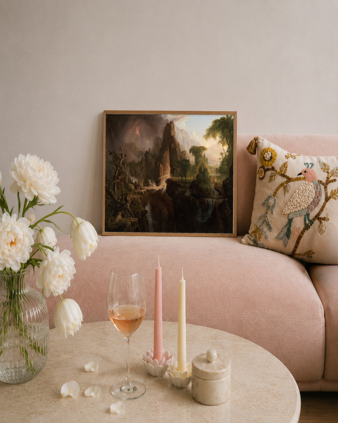 Renaissance Masters - Renaissance Masterpiece No. 384 - framed print in a styled room