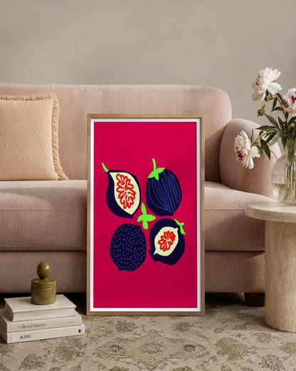 SENT Studio - Artistic Poster No. 36 - framed print in a styled room