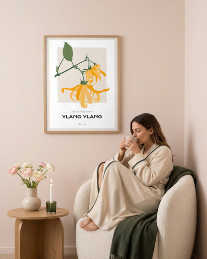 SENT Studio - Botanical Poster No. 67 - framed print in a styled room
