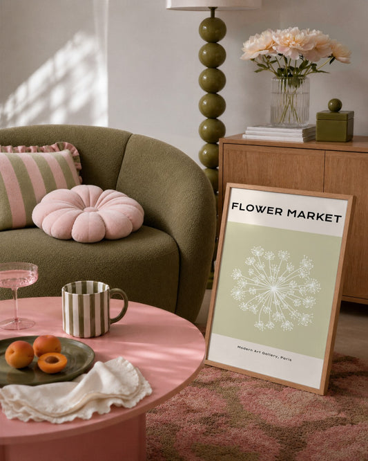 SENT Studio - Botanical Poster No. 41 - framed print in a styled room